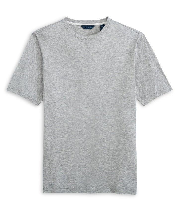 Cotton/Lyocell Heather Tee - Grey